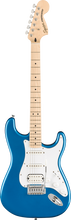 Load image into Gallery viewer, Fender Squier Affinity Stratocaster HSS electric guitar in blue with maple neck and white pickguard