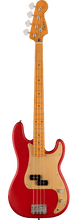 Charger l'image dans la galerie, Squier 40th Anniversary Precision Bass®, Vintage Edition, Maple Fingerboard, Gold Anodized Pickguard, Satin Dakota Red - See Description
