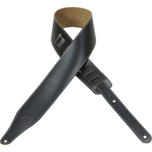 Load image into Gallery viewer, Levy's DM17 Genuine Leather Guitar Strap - Black