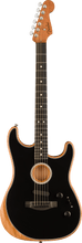 Charger l'image dans la galerie, Fender American Acoustasonic® Strat®, Ebony Fingerboard, Black Acoustic Electric Guitar - See Description