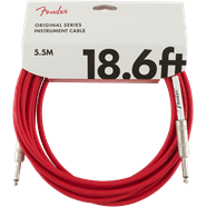 Load image into Gallery viewer, FENDER FIESTA RED ORIGINAL SERIES 18.6 FOOT INSTRUMENT CABLES