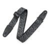 Load image into Gallery viewer, Levy’s 2-Inch Wide Polyester Guitar Strap with Black & Grey Skulls Motif - MPD2-111