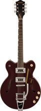 Load image into Gallery viewer, Gretsch G2604T Limited Edition Streamliner™ Rally II Center Block with Bigsby®, Laurel Fingerboard, Two-Tone Oxblood/Walnut Stain - See Description