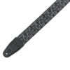 Load image into Gallery viewer, Levy’s 2-Inch Wide Polyester Guitar Strap with Black & Grey Skulls Motif - MPD2-111