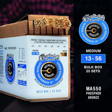 Load image into Gallery viewer, Martin Authentic Acoustic Guitar Strings, Superior Performance 25 SETS BULK BOX
