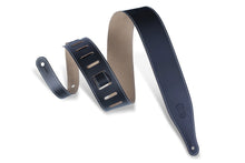 Load image into Gallery viewer, Levy's DM17 Genuine Leather Guitar Strap - Black