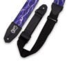 Load image into Gallery viewer, Levy's MPRH-18 Right Height Polyester Guitar Strap - Lightning Motif