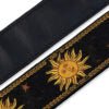 Load image into Gallery viewer, Levy's MPJG '60s Sun Polyester Guitar Strap - Black/Yellow