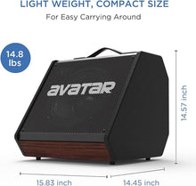 Load image into Gallery viewer, AVATAR DM30 DRUM AMP MONITOR WITH BLUETOOTH 30 WATTS RMS