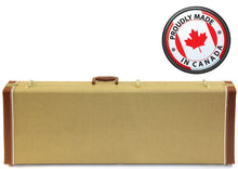 Load image into Gallery viewer, Deluxe Tweed Hardshell Rectangle Bass Guitar Case Model 231TW (Made In Canada)-(8118692970751)