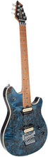 Charger l'image dans la galerie, Peavey HP 2® Poplar Burl RM Transparent Blue 6 String RH Electric Guitar with Case