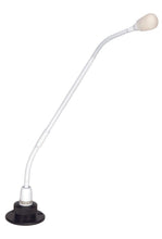 Load image into Gallery viewer, Peavey PM-18S podium gooseneck condenser microphone in black and white with cardioid pickup and high gain