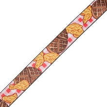 Load image into Gallery viewer, Levy's MPD2-118 Polyester Guitar Strap -Chicken & Waffles Motif