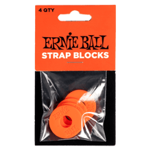 Load image into Gallery viewer, Ernie Ball Strap Blocks - 4 Pack - Various Colours