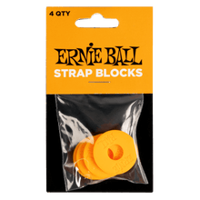Load image into Gallery viewer, Ernie Ball Strap Blocks - 4 Pack - Various Colours