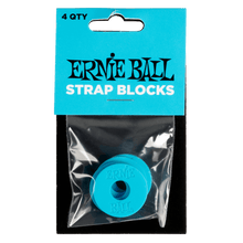 Load image into Gallery viewer, Ernie Ball Strap Blocks - 4 Pack - Various Colours