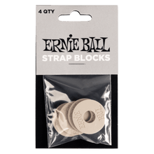 Load image into Gallery viewer, Ernie Ball Strap Blocks - 4 Pack - Various Colours