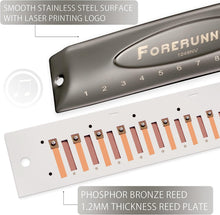 Load image into Gallery viewer, East top Chromatic Harmonica 12-Hole 48 Tones Key of C Forerunner Harmonica-(8158806245631)