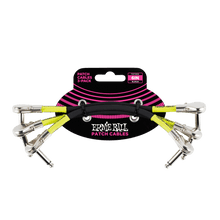Charger l'image dans la galerie, Ernie Ball 6'' Pancake Patch Cables - 3 Pack - Various Colours