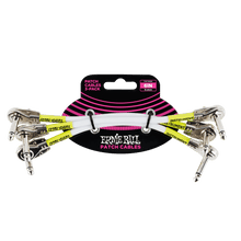 Charger l'image dans la galerie, Ernie Ball 6'' Pancake Patch Cables - 3 Pack - Various Colours