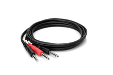 Charger l'image dans la galerie, Hosa Stereo Insert Cable 1/4'' TRS Phone to Dual 1/4'' TS (M) - Various Lengths