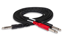 Charger l'image dans la galerie, Hosa Stereo Insert Cable 1/4'' TRS Phone to Dual 1/4'' TS (M) - Various Lengths