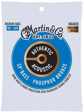 Load image into Gallery viewer, Martin Authentic SP® 4 String Acoustic Bass Guitar Strings, 92/8 Phosphor Bronze