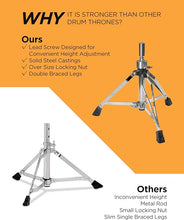 Load image into Gallery viewer, Avatar THR161 Heavy Duty Luxury Drum Throne Seat - Motorcycle Style