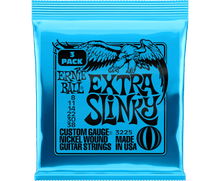 Load image into Gallery viewer, ERNIE BALL 2225 EXTRA SLINKY NICKEL WOUND ELECTRIC GUITAR STRINGS - 8-38 GAUGE