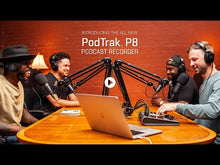 Load and play video in Gallery viewer, ZOOM PodTrak P8 8-Channel Podcast Production Studio