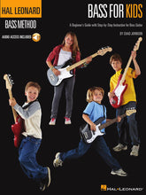 Load image into Gallery viewer, HAL LEONARD BASS FOR KIDS A Beginner's Guide with Step-by-Step Instruction for Bass Guitar