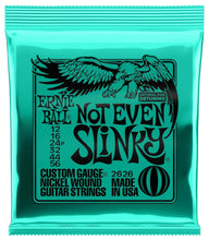 Load image into Gallery viewer, ERNIE BALL 2626 NOT EVEN SLINKY NICKEL WOUND ELECTRIC GUITAR STRINGS - 12-56 GAUGE-(6632624029890)