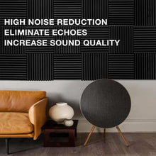 Load image into Gallery viewer, 6 Pack of Acoustic Studio Panel Foam with More Wedges 2" X 12" X 12" Sound-Proofing/Sound Absorption