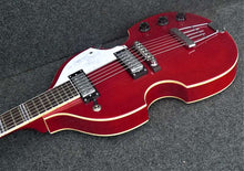 Load image into Gallery viewer, Hofner HI-459-PE-RD Ignition Pro Violin Style Electric Guitar - Red