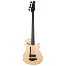 Load image into Gallery viewer, Godin 050796 A4 Ultra Natural fretless acoustic electric bass guitar with semi-gloss natural spruce top and maple neck