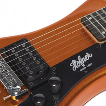 Load image into Gallery viewer, Hofner HOF-HCT-SH-MO-O Shorty Electric Travel Guitar - Metallic Orange - with Gig Bag