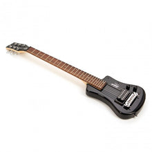 Load image into Gallery viewer, Hofner HOF-HCT-SH-BK-O Shorty Electric Travel Guitar - Black - with Gig Bag
