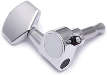 Load image into Gallery viewer, Sealed String Tuning Pegs Keys Machines Heads Tuners 3L 3R Electric Guitar Acoustic Guitar Parts Replacement Chrome.