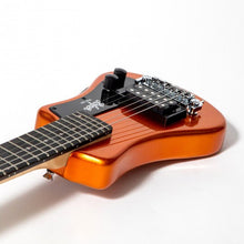 Load image into Gallery viewer, Hofner HOF-HCT-SH-MO-O Shorty Electric Travel Guitar - Metallic Orange - with Gig Bag