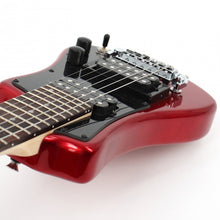 Load image into Gallery viewer, Hofner HOF-HCT-SH-DLX- R-O Deluxe Shorty Electric Travel Guitar - Red - with Gig Bag