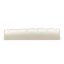 Load image into Gallery viewer, White GIBSON STYLE TUSQ SLOTTED ACOUSTIC NUT 44MM PQ-6400-00