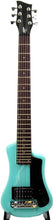 Load image into Gallery viewer, Hofner HOF-HCT-SH-SG-O Solid-Body Shorty Electric Travel Guitar - Surf Green w/Gig Bag