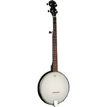 Load image into Gallery viewer, Gold Tone AC-1 lightweight black 5-string composite openback banjo with gig bag