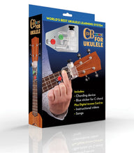 Load image into Gallery viewer, ChordBuddy for Ukulele learning system with chording device, songbook, and digital lessons on packaging