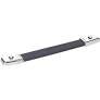 Load image into Gallery viewer, Wide Strap Handle - Nickel End Caps - Instrument/Case Handle