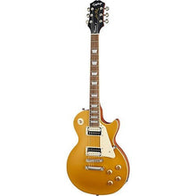 Load image into Gallery viewer, Epiphone Les Paul Classic Worn Electric Guitar - Worn Metallic Gold-(7763991822591)