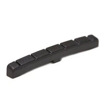 Load image into Gallery viewer, BLACK TUSQ XL SLOTTED FLAT OR CURVED NUT PT-5000-00-(7764244332799)