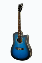Load image into Gallery viewer, De Rosa USA Cutaway Acoustic-Electric Dreadnought Guitar Matte Finish-(6757583323330)