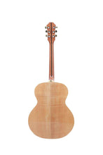 Load image into Gallery viewer, Back view of Glen Burton USA acoustic guitar with solid spruce top and maple back and sides