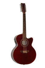 Load image into Gallery viewer, Glen Burton USA 12 String Jumbo Body Acoustic Electric Cutaway Guitar